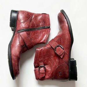 Born Red Regis Ankle Boots